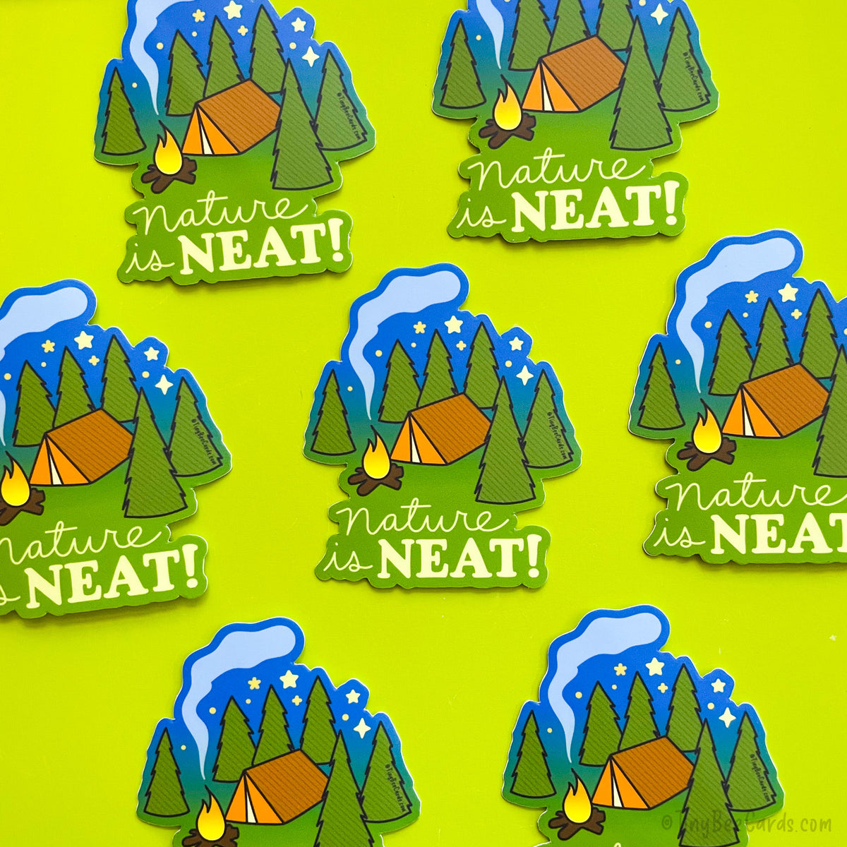 CAMPING LOVER Sticker for Sale by petershalom777