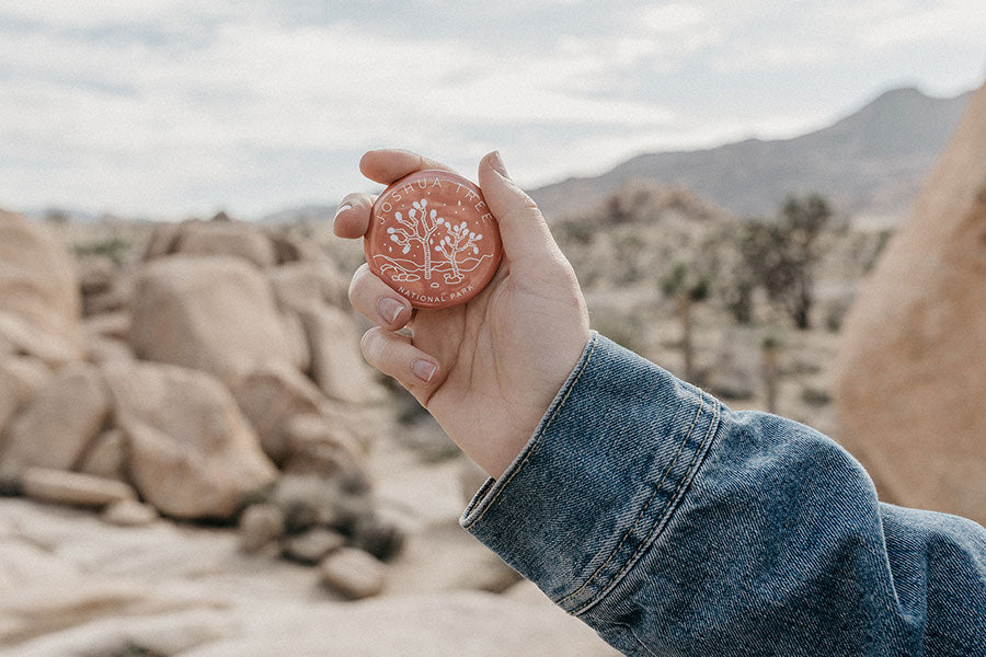 Rocky Mountains Brooch/Magnet