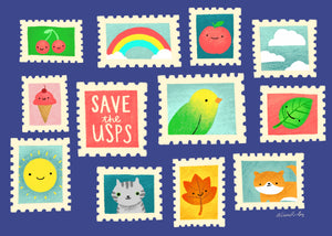 Restore the USPS! 💌  Free Postcard Digital Download