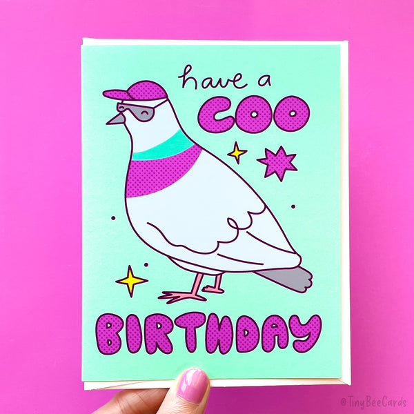 Pigeon Bday Card “Have a Coo Birthday”