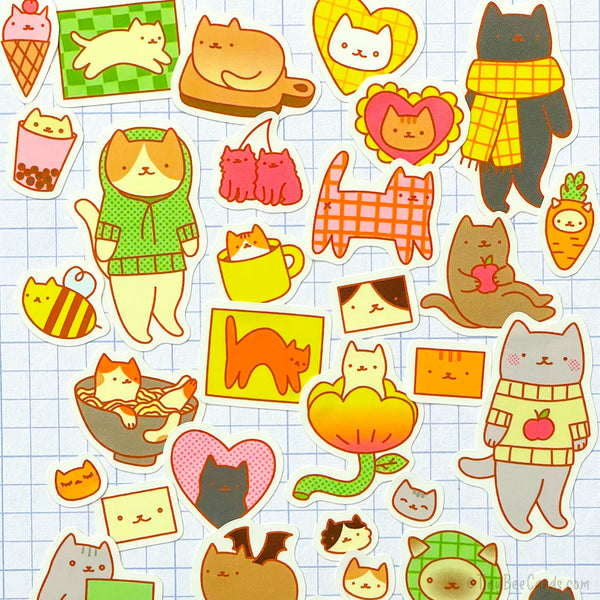 Cat Life Sticker Sheet