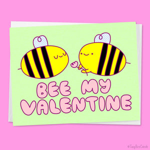 Valentines Day Card "Bee My Valentine"