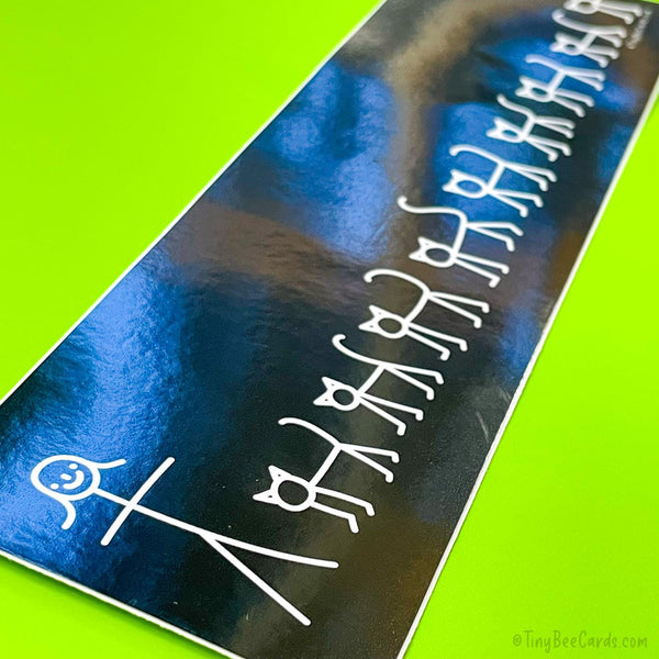 Crazy Cat Lady Vinyl Bumper Sticker