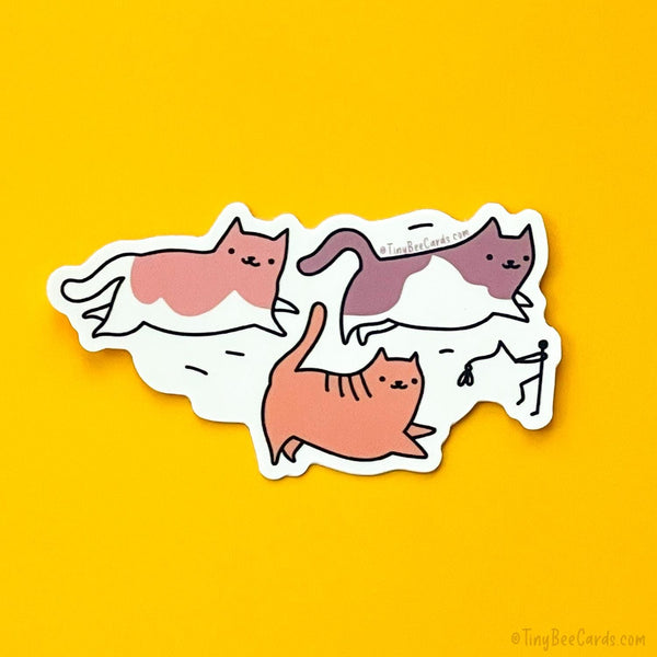 Lascaux Cats Cave Paintings Vinyl Sticker