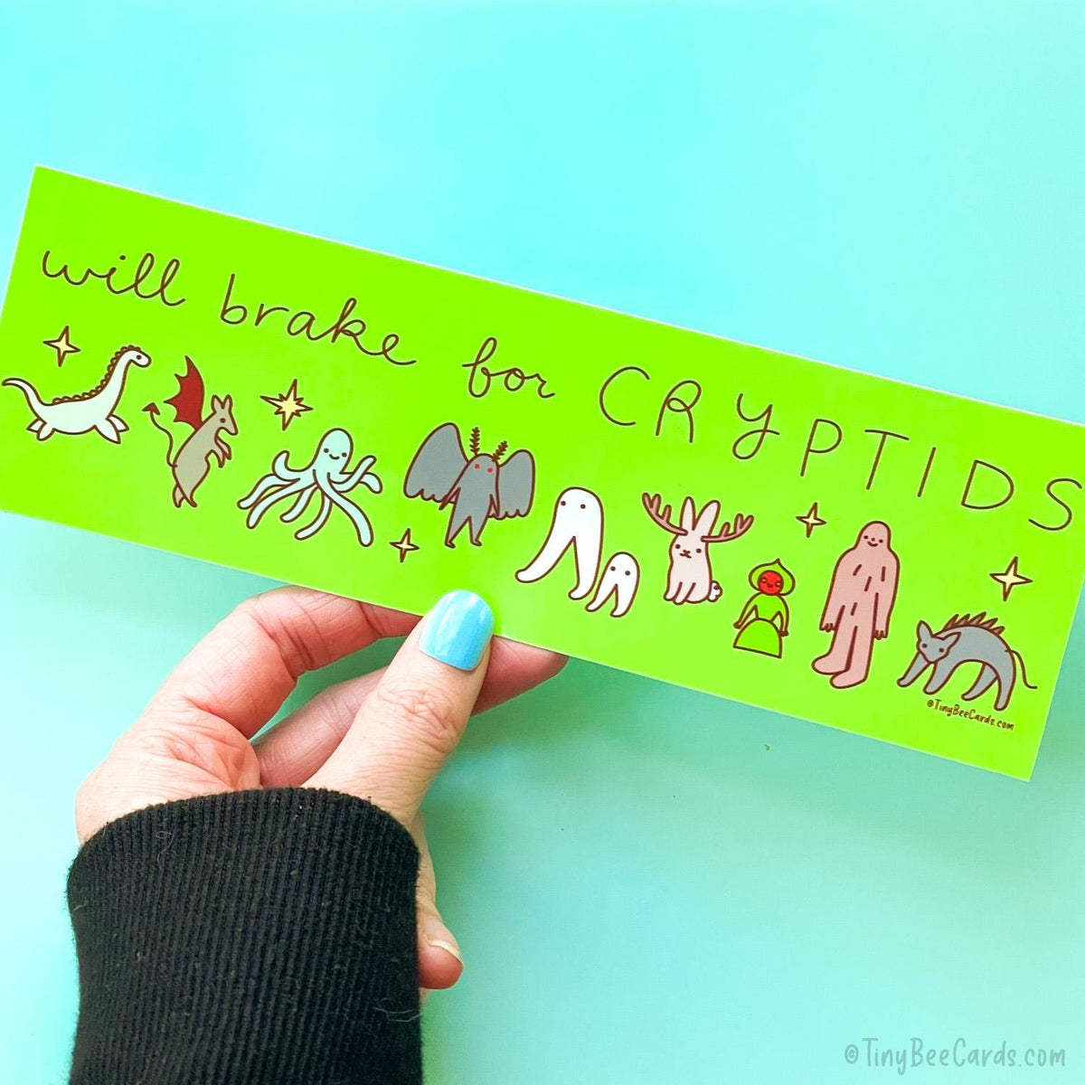 Cryptids Vinyl Bumper Sticker 