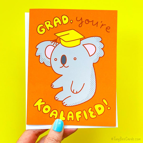 Koala Graduation Card "You're Koalafied!"