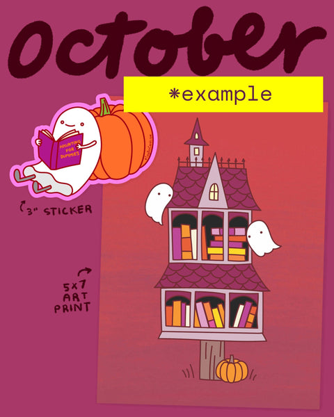 Sticker & Art Print Animal Themed Monthly Snail Mail Club Subscription