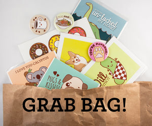 Grab Bag! Cards, Art Prints, Pins and Buttons!-Bundles & Sets-TinyBeeCards