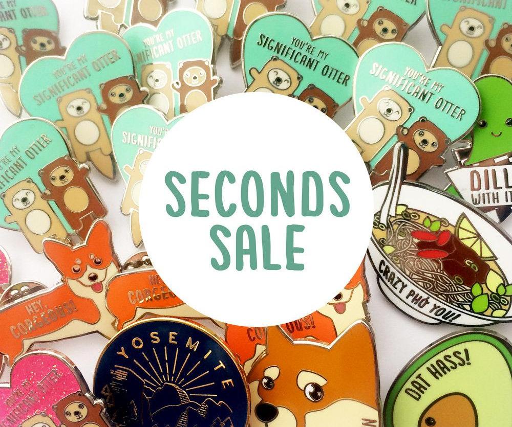 Seconds Sale Enamel Lapel Pins-Enamel Pin-TinyBeeCards