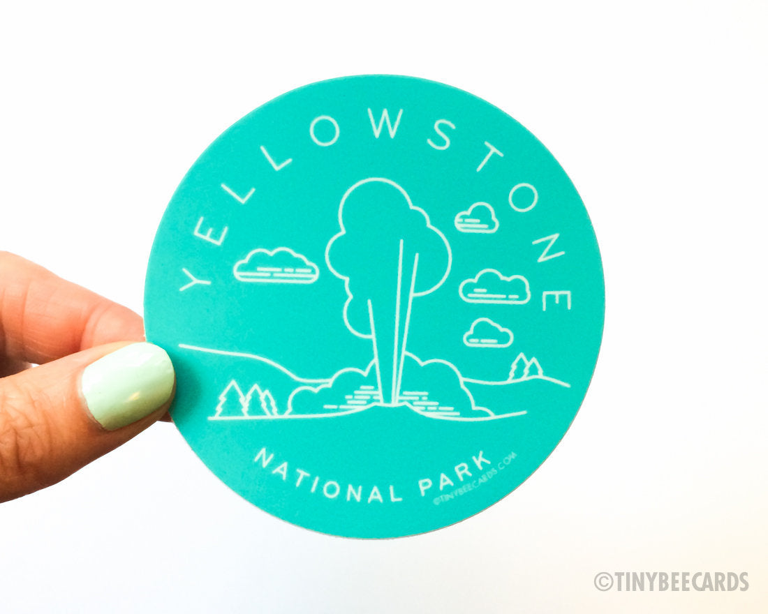 Yellowstone National Park Vinyl Sticker