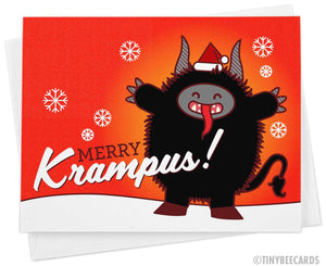 Krampus Christmas Card "Merry Krampus"