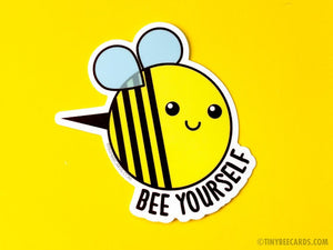 Bumblebee Vinyl Sticker "Bee You"