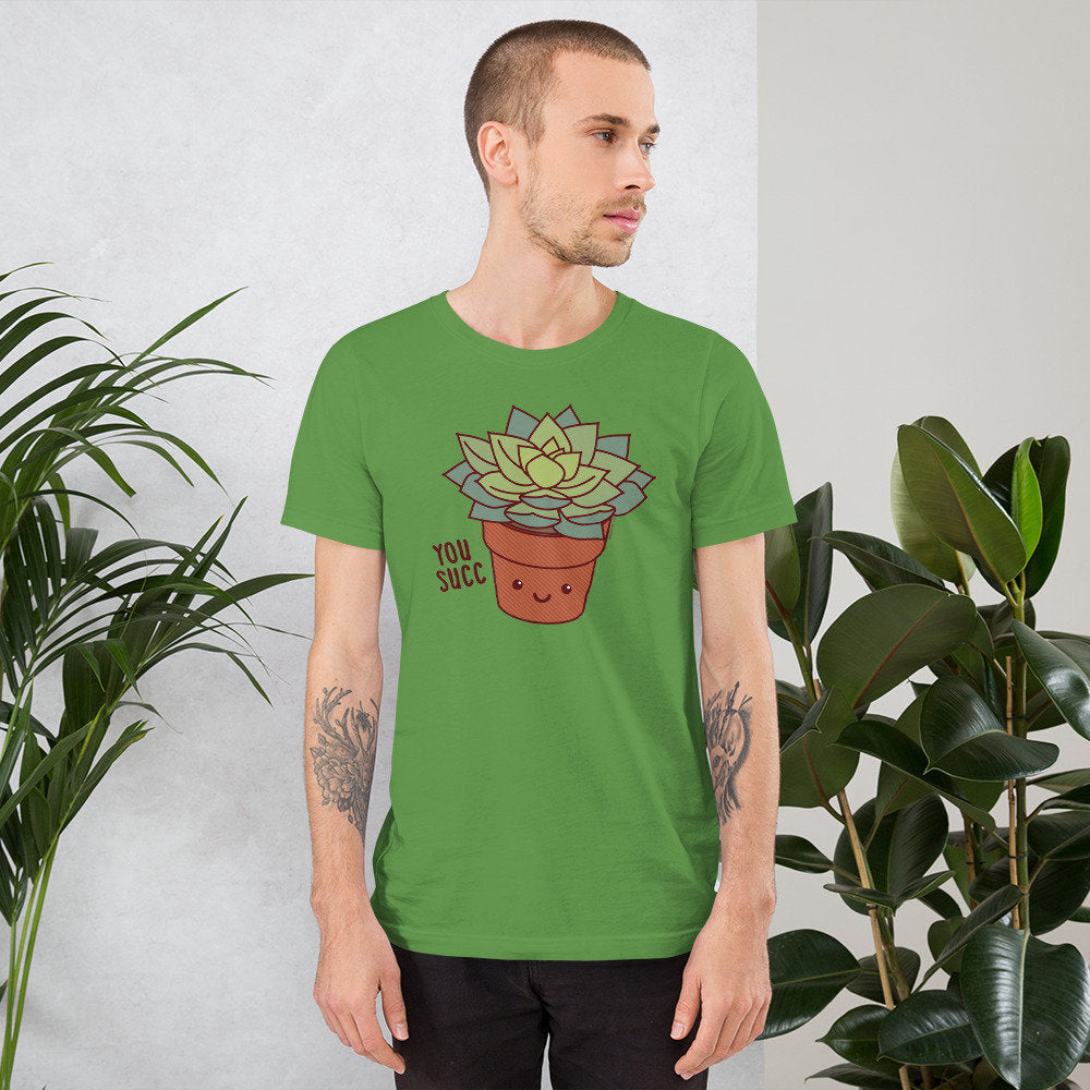 funny succulent shirts You Succ Succulent Plant Triblend Tee – TinyBeeCards