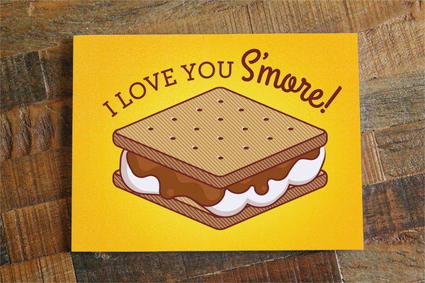 Funny Love Card "I Love You S'more!"